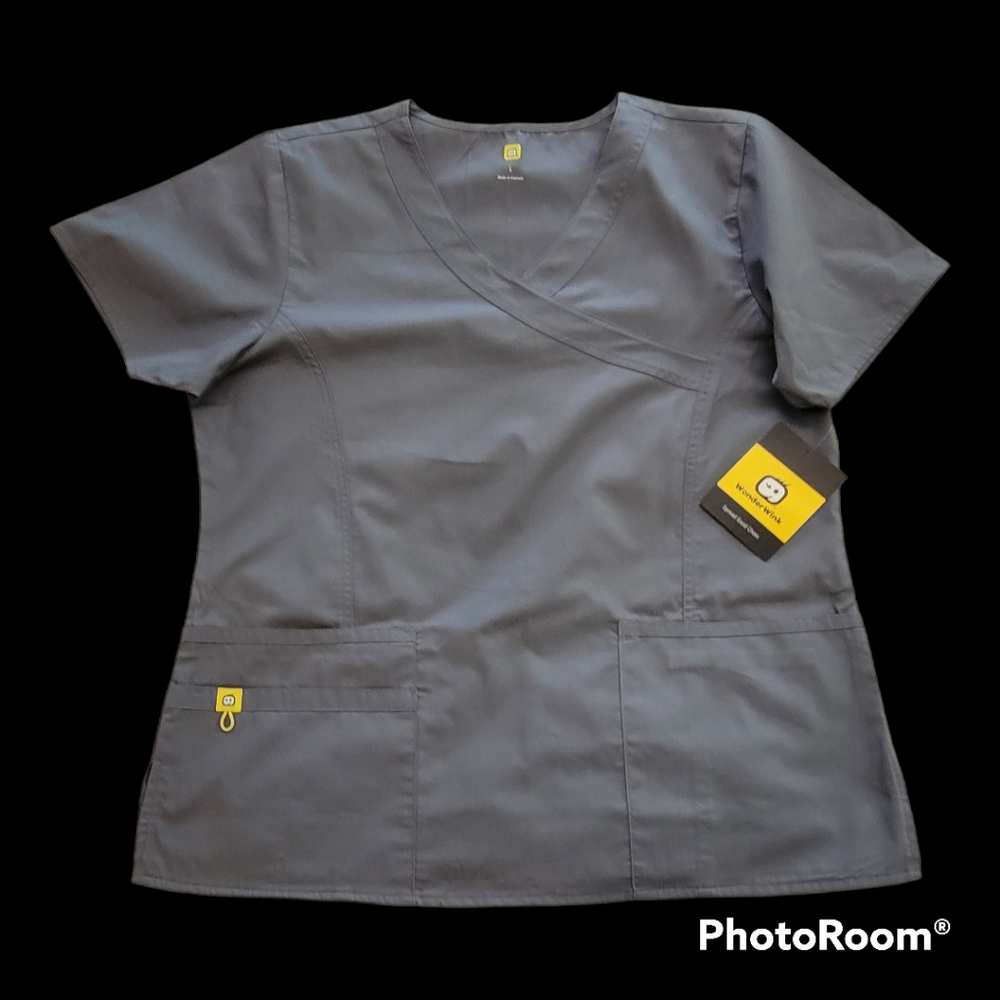 WonderWink Mink Scrub Top